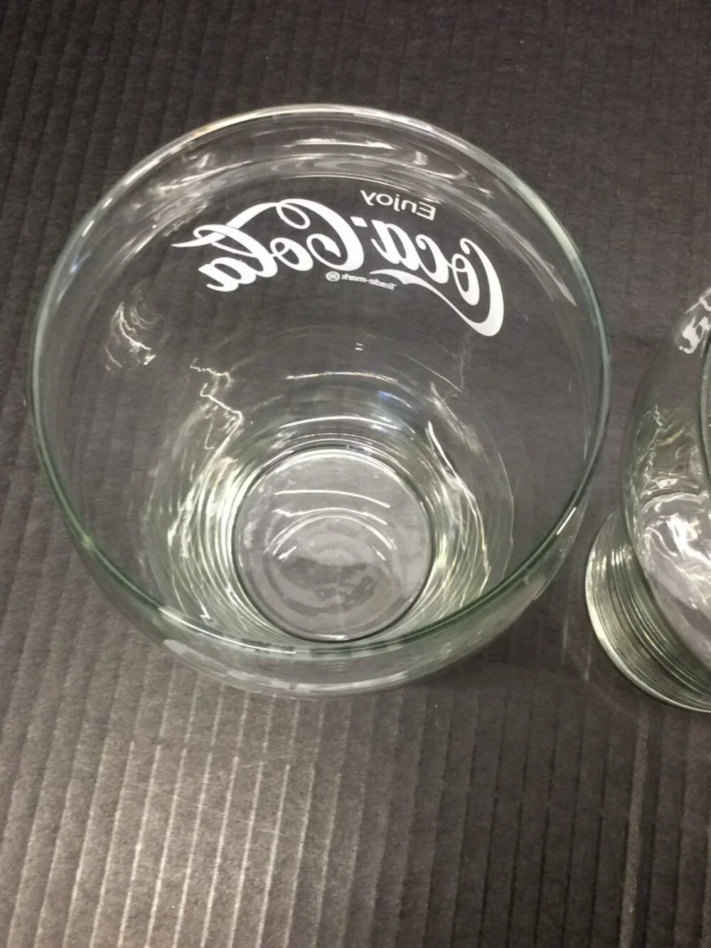 Vintage Coca Cola Coke Glass 28 oz 7